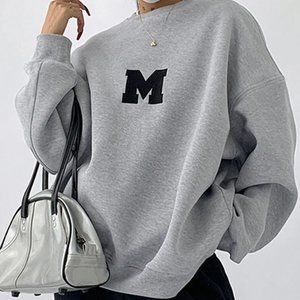 Commense Gray Sweatshirt with Black Lettering